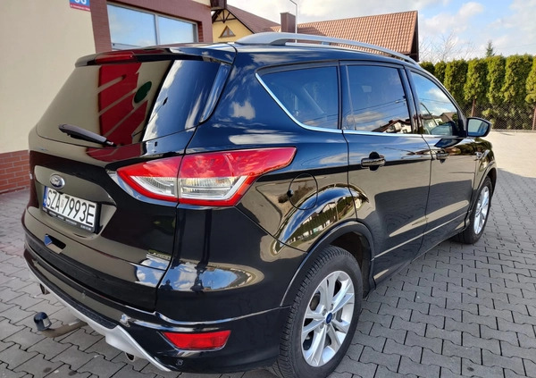 Ford Kuga cena 49999 przebieg: 195000, rok produkcji 2013 z Zawiercie małe 326